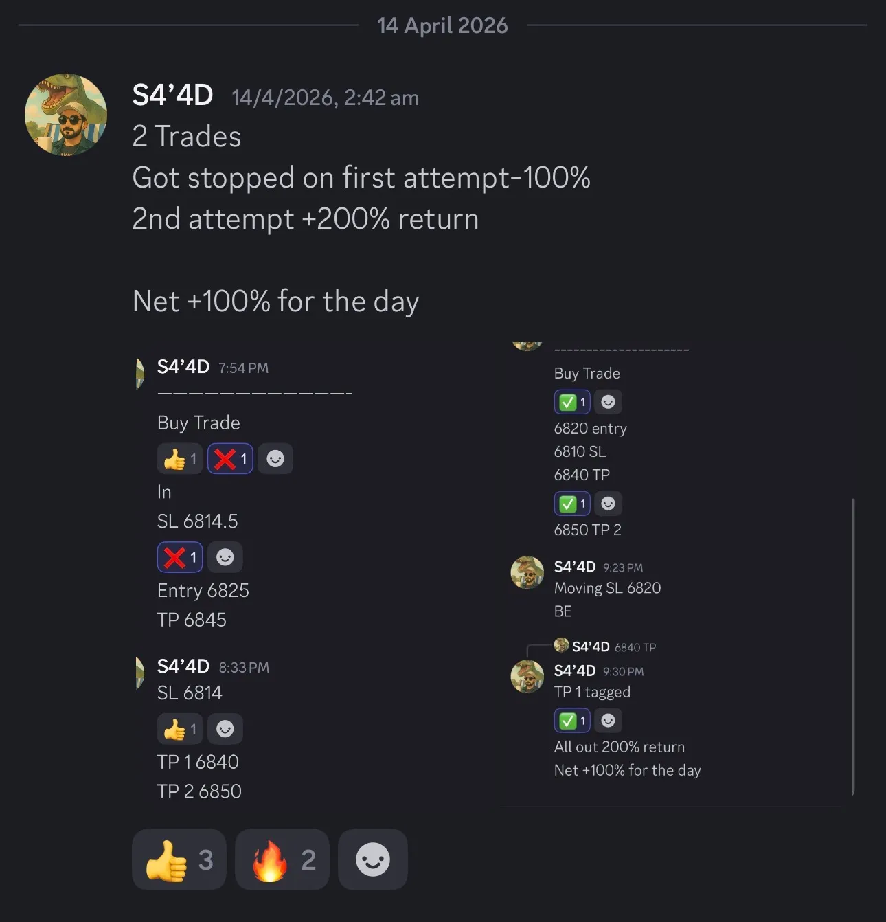 SPX intraday PnL — screenshot 2